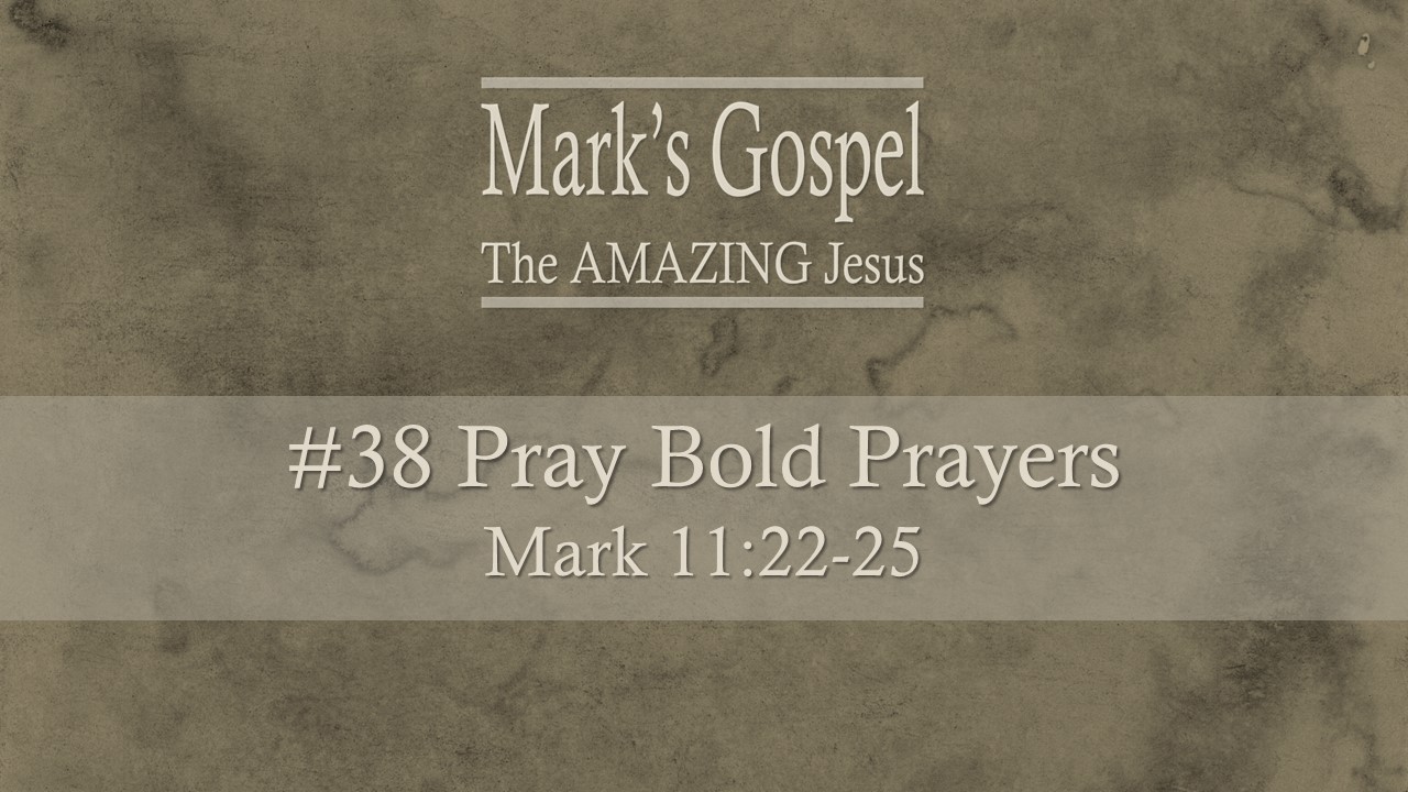 #38 Pray Bold Prayers