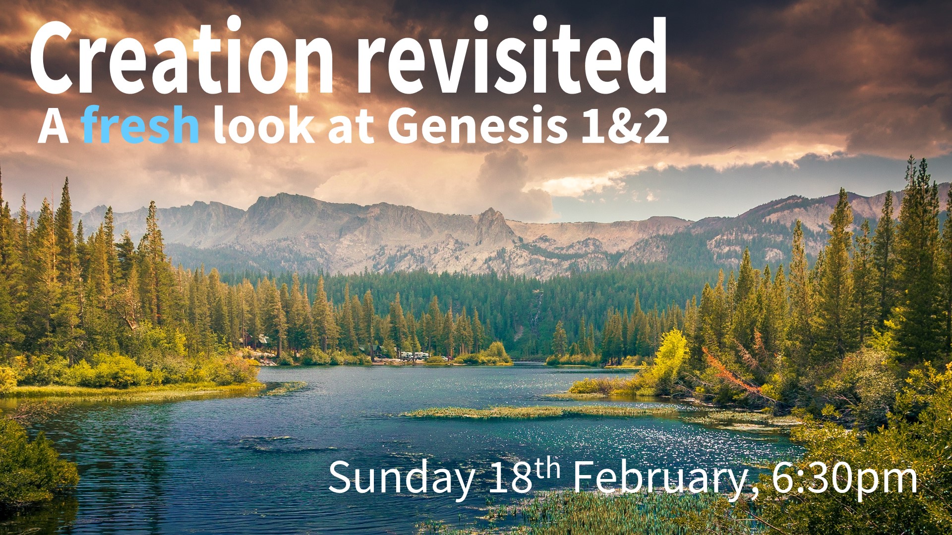 Creation Revisited
