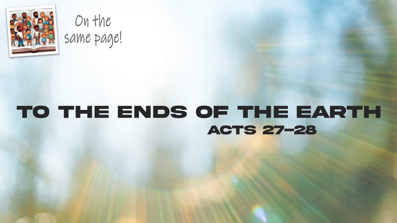 #4 To the ends of the earth