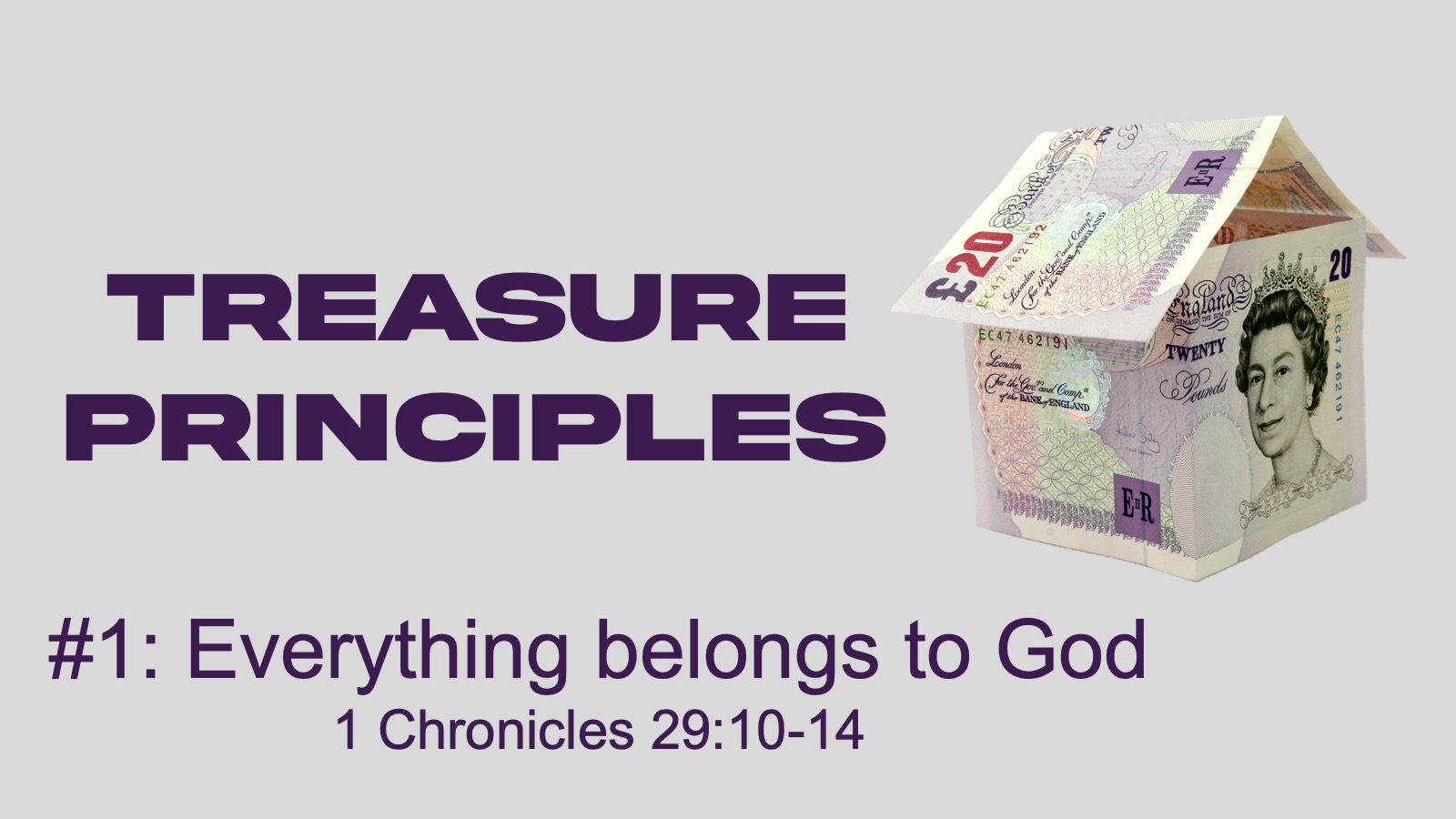#1 Everything belongs to God